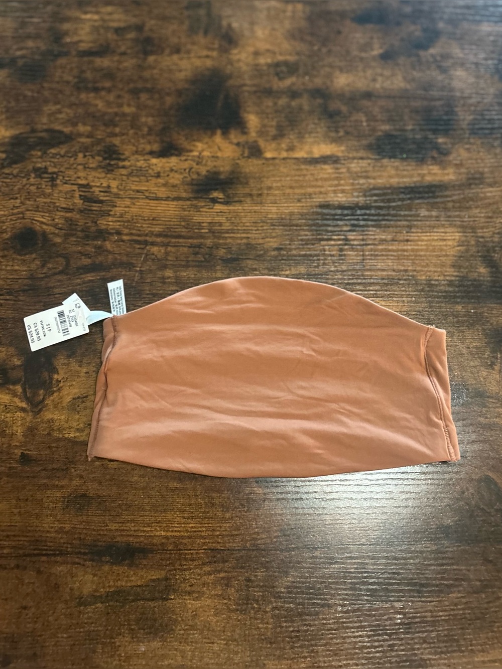 PINK Victoria's Secret Fold-Over Bandeau in Dusty Rose